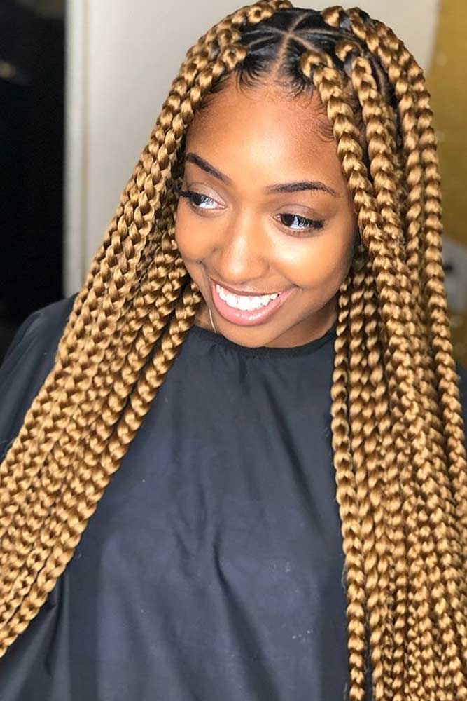 Gold box braid