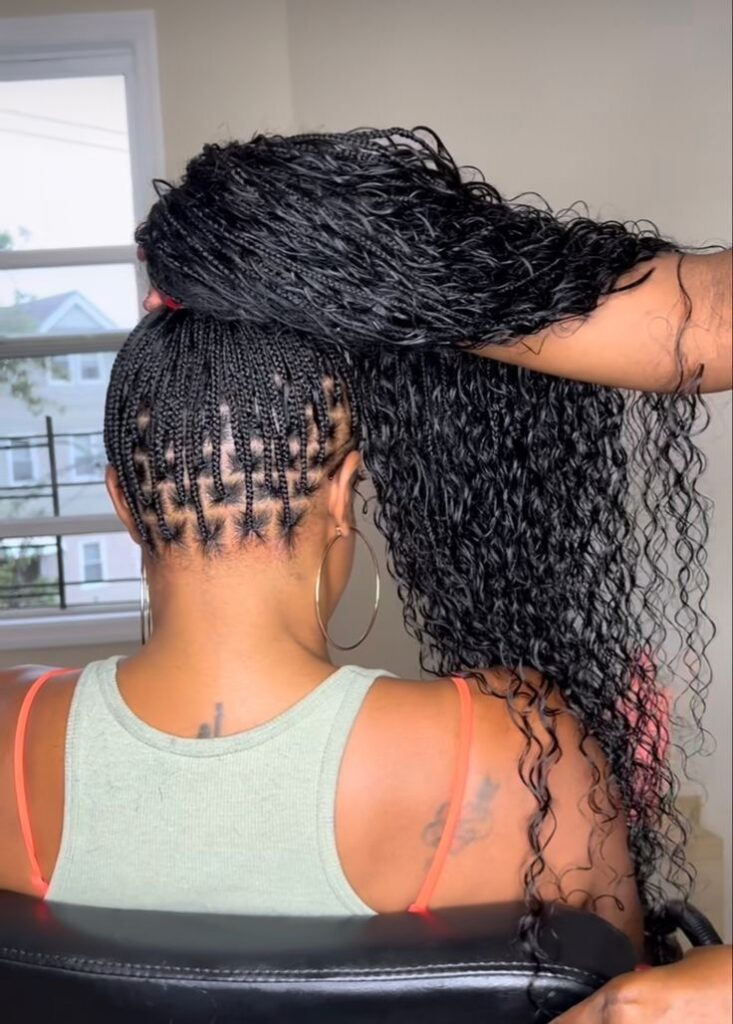 Bohemian box braid