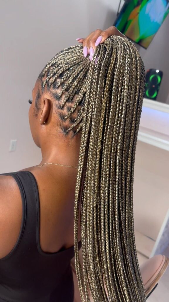  Micro knotless box braid